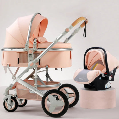 3 in 1 High Landscape Baby Stroller