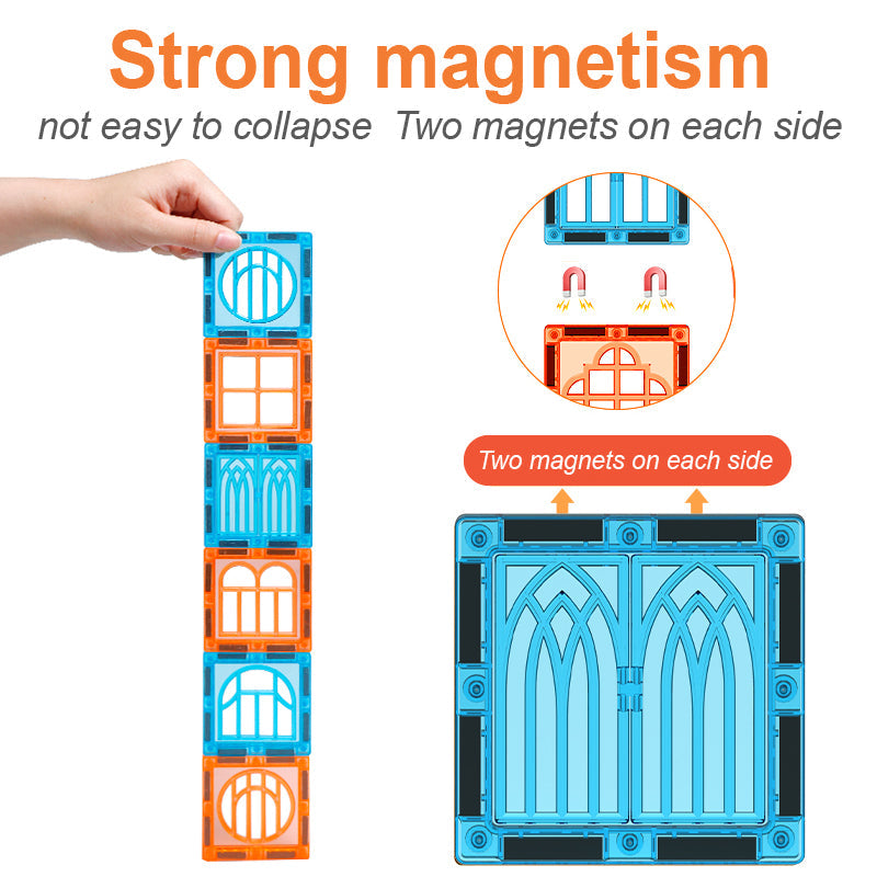 Magnetic Building Blocks Construction DIY Children