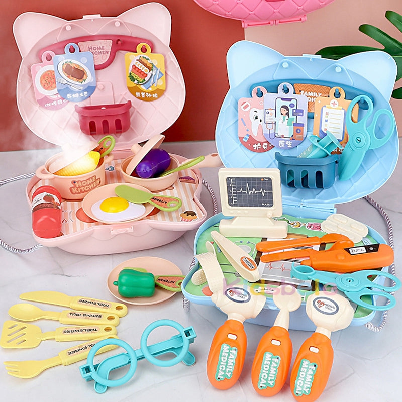 Kids Makeup Toys For Girls Pretend Play Set