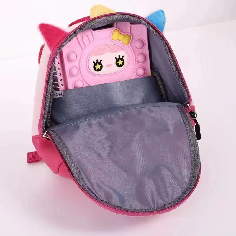 Animals Cartoon Pop Bubble School Backpack Fidget Toys